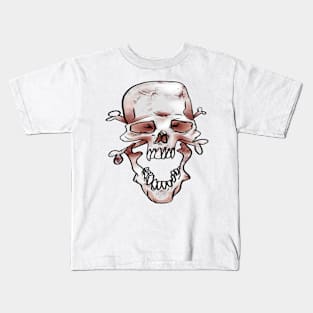 Textured Skull Kids T-Shirt